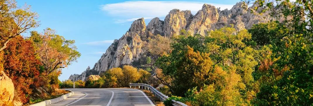 Driving in and around Olbia